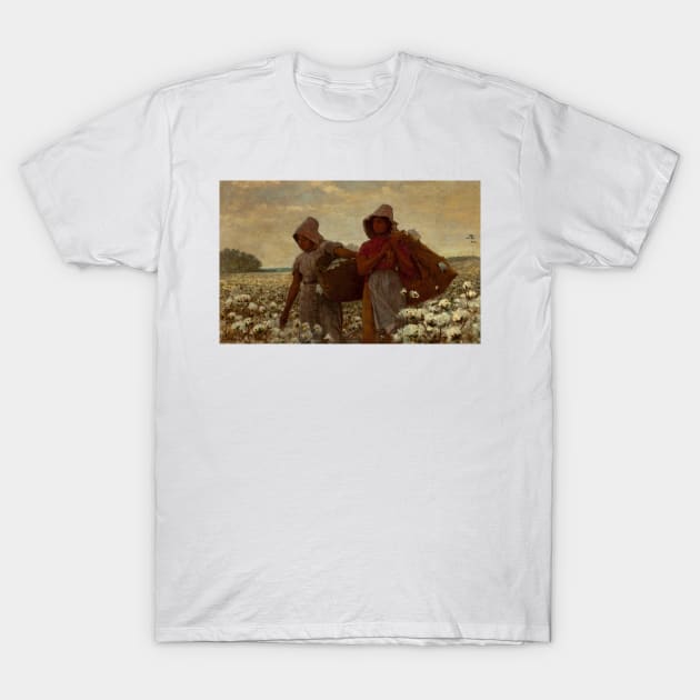 The Cotton Pickers by Winslow Homer T-Shirt by Classic Art Stall